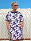 Preview: French Terry Judith  Blaue Blüten by Swafing